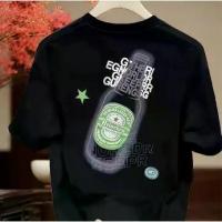 ราคา เสื้อยืดชาย เทรนด์ใหม่ประจำฤดูร้อน ลาย Heineken แฟชั่นวัยรุ่น เสื้อสเวตเตอร์ลำลองสไตล์เกาหลี เสื้อยืดคู่รัก ยูนิเซ็กซ์ (1731820483362784685)