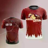 ราคา เสื้อยืดยาง เสื้อยืดสกรีน Baju Hiking Korbu Such Korga 3 สไตล์ Sublimation เสื้อ มื้อ สองงาน ป้าย 90s ผ้า บาง มุ้ง วินเทจ (1731350814022927722)