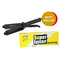 ราคา เครื่องหนีบผมตรง Super V Su186 DeeDee IonicC เครื่องหนีบผม Super V Inter SU 186 เครื่องรีดผม ซุปเปอร์วี มีฟัน มีซีหวี หน้าเล็ก (กล่องเหลือง) (1729443336326384435)