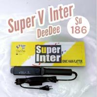 ราคา Super V Inter DeeDee เครื่องหนีบผม ซุปเปอร์ วี อินเตอร์ รุ่น SU186 (#มีฟัน #หน้าเล็ก) (1731472160405751771)