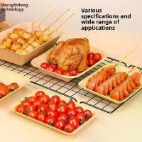 ราคา จานกระดาษแบบใช้แล้วทิ้ง ถาดสี่เหลี่ยม กระดาษคราฟท์ เหมาะสำหรับบาร์บีคิว ไก่ทอดสด มันฝรั่งทอด ของว่าง หนา เหมาะสำหรับการตั้งแคมป์ (1732237178769146961)