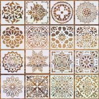 ราคา ชุดภาพวาดจุดแมนดาลา, 16 ชิ้น, แม่แบบกลวงที่สวยงาม, ลายฉลุศิลปะภาพวาด DIY, 16 แพ็ค, 6x6 นิ้ว, เหมาะสำหรับหิน, พื้น, ผนัง, กระเบื้อง, ไม้, DIY, ชุดแมนดาลา, การวาดภาพ, ภาพวาด (1732549196277384652)