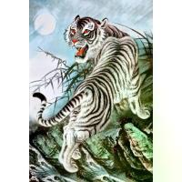 ราคา โปสเตอร์ล้างหมึกภาพมงคลเสือจีน, การวาดภาพ, โปสเตอร์ล้างหมึกเสือฮวงจุ้ย, 23 "x 34" นิ้ว, ภาพวาดแปรงจีน, ศิลปะล้างหมึก, โปสเตอร์กรอบ V4 (1732589156510303666)