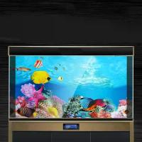ราคา สติ๊กเกอร์ตกแต่งพื้นหลังตู้ปลา, BA, สติ๊กเกอร์ภูมิทัศน์ตู้ปลา, พื้นหลังโปสเตอร์, เหมาะสำหรับพิพิธภัณฑ์สัตว์น้ำ, การวาดภาพ Aquascape โรงงานโอเชี่ยน (1731786451815007456)