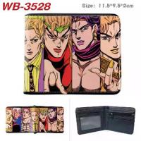 ราคา กระเป๋าสตางค์ Unisex พับได้, สินค้าอนิเมะ JOJO's Bizarre Adventure, กระเป๋าใส่เหรียญลายการ์ตูน, กระเป๋าสตางค์ PU สั้นเยาวชน, กระเป๋าสตางค์ (1732426735428011734)
