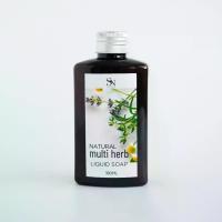 ราคา สบู่เหลว สมุนไพร มัลติเฮิร์บ สูตรรวมสมุนไพร สบู่ธรรมชาติ ฟองนุ่ม สบู่อาบน้ำ Multi herb liquid soap (1732458307514369491)