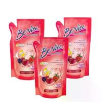 ราคา (3ถุง) บีไนซ์ Benice ครีมอาบน้ำ สบู่เหลว (ถุงเติม) ขนาด 400 มล. (1732382190453557043)
