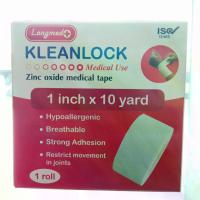 ราคา KLEANLOCK Zinc Oxide Medical Tape คลีนล๊อค เทปผ้าล๊อค 1 นิ้ว x 10 หลา บรรจุ 1 ม้วน/กล่อง (1732140661350303574)