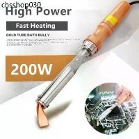 ราคา หัวแร้งแช่ปากงอ หัวแร้งบัดกรี200W 220V เครื่องเชื่อมตะกั่ว หัวแร้งแช่ ปากงอ หัวแร้งเชื่อมสังกะสี รางน้ำ (1732189933788104129)