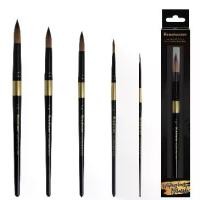 ราคา ชำระเงินสด Renaissance Water brush พู่กัน สีน้ำขน Kolinsky หัวกลม มีทุกเบอร์ (1732254032380201839)