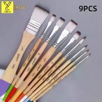 ราคา พู่กัน ชุดพู่กันสีน้ำ พู่กันไนลอน 9 ชิ้น พู่กันทาสี พู่กันกลม พู่กันสีอะคริลิค พู่กันสีน้ำมัน คุณภาพดี คละแบบ 2025 (1732389133000869100)