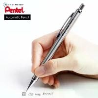 ราคา Pentel ดินสอกด เก็บหัวได้ เพนเทล ด้ามโลหะสีเงิน 0.5mm SS475 ลดราคาร้อนแรงประจำเดือนนี้ พู่กัน กัน ฏ ์ ระพี (1732331802350225244)