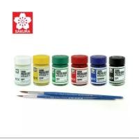 ราคา ชุดสีโปสเตอร์ซากุระ เซ็ทแม่สี สีโปสเตอร์ เซ็ต 6 สี แถม!พู่กัน (1730312911457585306)