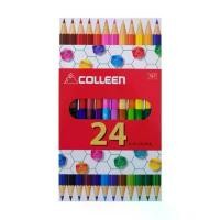 ราคา Muenthio สีไม้คอลลีน Colleen 12แท่ง24สี#787(แท่งเหลี่ยม) บล็อกบัสเตอร์ สี ไม้ สลัก ชื่อ emmy acrylic markers น้ํา อะคริลิค มาร์คเกอร์ สีพาสเทล กระดาน รอง วาดรูป ฝุ่น ย้อม (1732473731906307765)