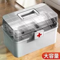 ราคา กล่องยา, ความจุมาก, ของใช้ในครัวเรือน, สามชั้น, กล่องยาความจุขนาดใหญ่, กล่องเก็บยา, ชุดปฐมพยาบาล, เหมาะสำหรับชุดปฐมพยาบาล (1731713877656045096)