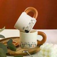 ราคา แก้วเซรามิก ดีไซน์การ์ตูนน่ารัก ถ้วยดื่มในครัวเรือน มีฝาปิดและช้อน ลายแมวสร้างสรรค์ คู่รัก ถ้วยของที่ระลึก แผ่น ฟอย เก็บ ความ เย็น ใน กระติก yeti combo แก้ว มหัศจรรย์ thermos แก้ (1732455401595176205)