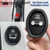 ราคา 4ชิ้น/เซ็ Mazda ตรถซิลิโคนประตูล็อคฝาค รถช็อกประตูสลักแผ่นป้องกัน อุปกรณ์เสริมรถยนต์ 2 3 CX5 CX30 CX8 CX3 Mazda2 6 5 CX9 (1732202313035515011)