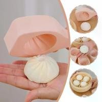 ราคา เครื่องทำขนมปัง Baozi แม่พิมพ์ Bao Steamer, 2 ชิ้น, ทำด้วยมือ, สำหรับใช้ในครัว, A6X5 (1731778193850205989)