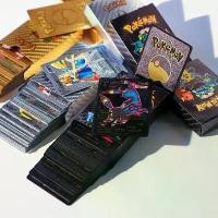 ราคา [Damaiii]การ์ดโปเกมอน 55 ชิ้น/กล่อง Pokemon Gold Foil Cards ของเล่นการ์ดโปเกมอน Collection ของเล่น (1732381476056958464)