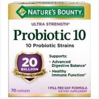 ราคา โพรไบโอติกส์ Nature's Bounty Ultra Strength Probiotic 10 (1731355867228636564)