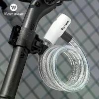 ราคา WEST BIKING ล็อคสายเหล็กจักรยานแบบพกพา,พร้อมขายึด, ล็อคกุญแจโซ่ป้องกันการโจรกรรม, เหมาะสำหรับ MTB และจักรยานเสือหมอบ, ล็อคความปลอดภัย, ล็อครถจักรยานยนต์, อุปกรณ์เสริมสำหรับจักรยาน (1731756094820812369