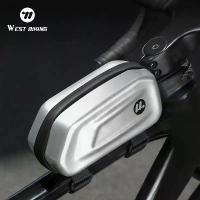 ราคา WEST BIKING กระเป๋าหลอดบนจักรยาน, แบบพกพา, กระเป๋าสะพายจักรยาน, กระเป๋าเก็บแว่นตาปั่นจักรยาน, กันน้ำ, เหมาะสำหรับจักรยานเสือภูเขาและเสือหมอบ, กระเป๋าหนังแข็งลำแสงด้านหน้า (1732254654240687697)