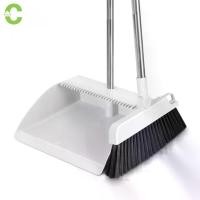 ราคา ไม้กวาดพร้อมที่ตักผง ไม้กวาด ที่ตักผง Broom and dustpan ที่ตักขยะ ไม้กวาด มีแปรงในตัว อุปกรณ์ทําความสะอาดบ้าน (1730393755863058890)
