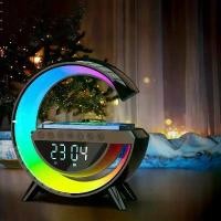 ราคา ลำโพงบลูทูธ, มัลติฟังก์ชั่น, ที่ชาร์จไร้สาย, โคมไฟตั้งโต๊ะ, นาฬิกาปลุก, 15W, ไฟบรรยากาศ LED RGB, โหมดมากกว่า 10 สี, ลำโพงอัจฉริยะ, BT-3401, ElVictor (1731315725084428052)