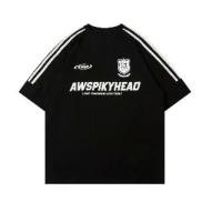 ราคา เสื้อยืดแขนสั้นพิมพ์ลาย, บล็อคสีขาวดำ, สไตล์กระโหลก, พิมพ์ลาย, เหมาะสำหรับคู่รักแข่งรถ, Unisex, อินเทรนด์และมีสไตล์, Ins, ฤดูร้อน แจ็กเก็ต ผู้ชาย เสื้อ keith haring เสื้อ เต้ (1731208569029953044)