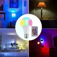 ราคา หลอดไฟอัจฉริยะ Bulb RGB 12W LED ไฟตกแต่ง หลอดไฟเปลียนสี ประหยัดไฟ เปลี่ยนได้16สี พร้อมขั้วปลั๊กE27 (1731681674778151007)