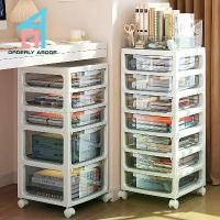 ราคา OA【ไม่ต้องประกอบ ใส่A4ได้】3-10 ชั้น มีล้อ กล่องจัดเก็บอเนกประสงค ตู้เก็บเอกสาร ตู้เก็บเครื่องสําอางโปร่ง ตู้เก็บเอกสารแบบลิ้นชักถอดออกได้ ชั้นวางของรถเข็นพลาสติก ตู้ลิ้นชัก ติดป (1732641066793600077)