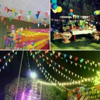 ราคา ธงราว 7 สี ธงงานวัด ธงปาร์ตี้ ธงไวนิล ธงจัดงาน ความยาว15เมตร28 ผืน/เส้น แบนเนอร์ อุปกรณ์จัดงานปาร์ตี้ งานแต่งธีมงานวัด (1729477167968717316)