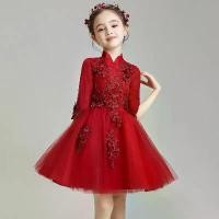 ราคา ชุดเจ้าหญิงสำหรับเด็ก เสื้อผ้าการแสดงเปียโนดอกไม้สำหรับเด็กผู้หญิง โมเดลเสื้อผ้าการแสดง ชุดแต่งงาน E065 (1729815280485960358)