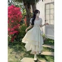 ราคา S -4XL ชุดเดรสยาว ชุดเดรสสีน้ำเงิน ชุดวันแม่ ชุดแต่งงาน ชุดสตรี ชุดเดรสสีทึบ หน้าเรียบหรู ดูดี ชุดวันแม่ ชุดเดรสสีน้ำเงิน เด็กผู้หญิง Dress เสื้อผ้า (1729692647515195915)