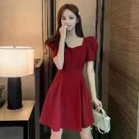 ราคา ชุดแต่งงาน มินิเดรส สีแดง และสีดำ ดีไซน์น่ารัก ทรงเอ สั้น เหมาะสำหรับผู้หญิง รสชุดเดรส Clothing Dress (1731250432062950371)