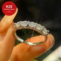 ราคา แหวนหมั้น Moissanite, 5 ชิ้น, 0.3Ct, ประกาย, สำหรับผู้หญิง, แหวนแต่งงาน, เงินแท้ S925, แหวนสัญญา, แหวนิรันดร์, แหวนวันวาเลนไทน์, ของขวัญเครื่องประดับสตรีสุดหรู, น้ำหนักกรัม: ขนาด (1731978112164857196)