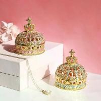ราคา กล่องเครื่องประดับมงกุฎ สำหรับข้อเสนอ แหวนแต่งงาน แหวนคู่ กล่องใส่แหวน เหมาะสำหรับพิธีแต่งงาน กล่องแหวนเปลี่ยน กล่องสมบัติ กล่องเก็บของขวัญ (1732620661680473949)
