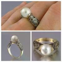 ราคา แหวนแต่งงาน ดีไซน์แกะสลัก ทำจากทองคำขาว 14K ชุบเหลือง ใหม่ (1731437511599688425)