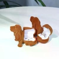 ราคา กล่องเครื่องประดับ ชุบสีน้ำตาล ลูกสุนัข เครื่องประดับการ์ตูนน่ารัก กล่องแหวน กล่องของขวัญ เหมาะสำหรับเป็นของขวัญ (1731944130165443058)