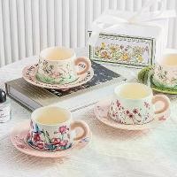 ราคา ชุดกาแฟ ดีไซน์หรูหรา ราคาไม่แพง กล่องของขวัญ ถ้วยคู่ แก้วของขวัญ ของขวัญวันเกิด (1731473430561720512)