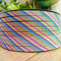 ราคา ริบบิ้นกากเพชรอัดลายสีรุ้ง กากเพชรเรนโบว์ตราTW ม้วนใหญ่ เบอร์ 2 ความยาว 350 หลา ริบบิ้นพับเหรียญโปรยทานริบบิ้น ริบบิ้น ริบบิ้น ริบบิ้น ริบบิ้น (1731157709133351700)