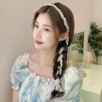 ราคา ที่คาดผมเพชร ไข่มุก ริบบิ้น สำหรับเด็กผู้หญิง หวานและน่ารัก ที่คาดผม ที่คาดผมถัก เครื่องประดับผมแฟชั่น (1731081883602421837)