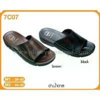 ราคา รองเท้าแตะแฟชั่นผู้ชาย Adda แอ๊ดด้า รุ่น 7C07 สีดำ/น้ำตาล COD (1731719869029647633)