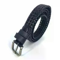 ราคา On time Chinatown Leather เข็มขัดถักแบนหนังแท้ 1 นิ้วสีดำ น้ำตาล แทน (1732164243661620367)