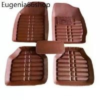 ราคา ปู พรมปูพื้นรถยนต์ 5 ชิ้น ชุดถาดปูพื้นรถยนต์ ถาดปูพื้นรถยนต์ วัสดุยาง เหมาะสำหรับรถยนต์อเนกประสงค์ พร้อมแผ่นรองฝ่าเท้าหนัง Car น้ำตาล (1730945958680759210)