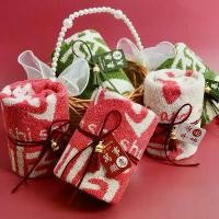 ราคา ผ้าขนหนูฉลองงานแต่งงานสีแดง วัสดุผ้าฝ้ายแท้ เหมาะสำหรับอุปกรณ์อมยิ้ม น้ำตาล ของขวัญปีใหม่และวันแม่ (1731449366121645465)