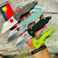 ราคา ที่นิยมมากที่สุด มีดพับ Spyderco รุ่น C85GP2 "YOJIMBO2 สีส้ม,ดำ,เขียว,น้ำตาล,เขียวหยก (1731877791162926903)
