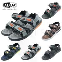 ราคา จัดส่งถึงบ้าน ADDA 2N36 รองเท้าแตะ รองเท้าลำลอง สำหรับผู้ชาย แบบรัดส้น รุ่น ไซส์ 4-11 สี ดำ น้ำตาล เทา กรม แดง (1732510387078726748)
