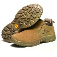 ราคา [พร้อมส่ง] OnesunysCOD รองเท้าเซฟตี้ Safety shoes หัวเหล็ก น้ำตาล ไซส์ 39-45 รองเท้าบูทหุ้มข้อผู้ชาย รองเท้าลำลอง รองเท้าหัวเหล็กทำงาน (1731845892823155975)