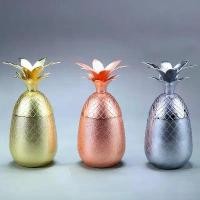 ราคา แก้วน้ำสับปะรด แก้วมอสโกมัลเล่ มี 3 สี (เงิน ทอง น้ำตาล) ถ้วยค็อกเทล ถ้วย เครื่องมือบาร์ (1732188015803926779)